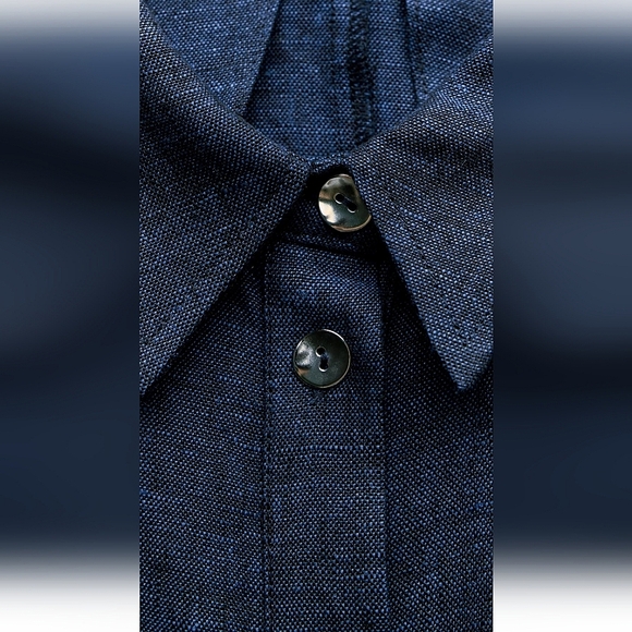 🛑SOLD🛑ZARA TAILORED 💯% LINEN SHIRT DRESS ✨️SIZE M✨️ - Picture 4 of 6